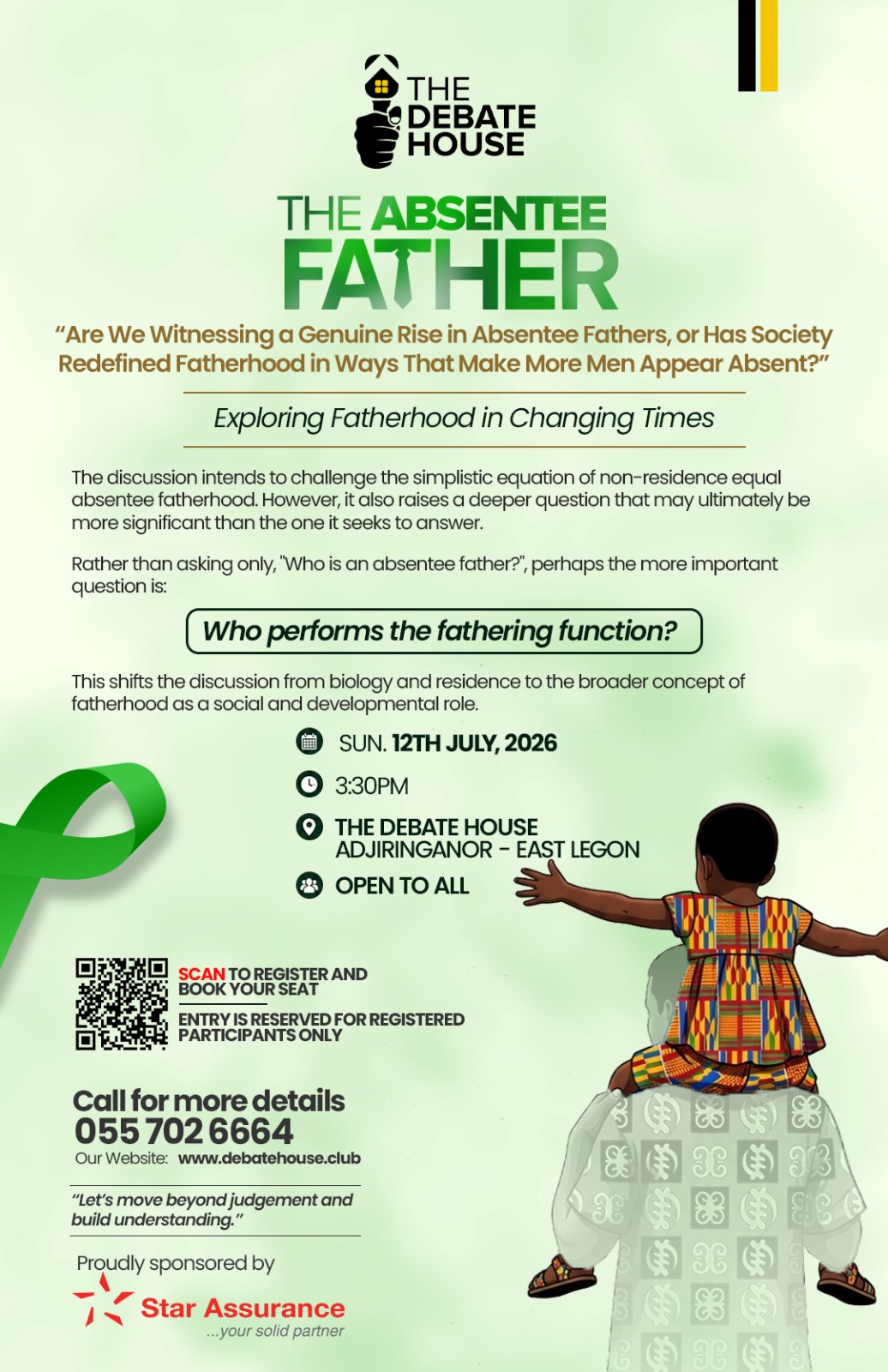 The Absentee Father Poster